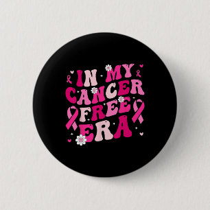 My Cancer Free Era Survivor Breast Cancer Awarenes 6 Cm Round Badge