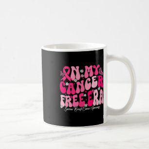 My Cancer Free Era Survivor Breast Cancer Awarenes Coffee Mug