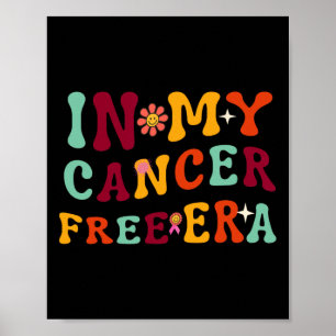 My Cancer Free Era Survivor Breast Cancer Awarenes Poster
