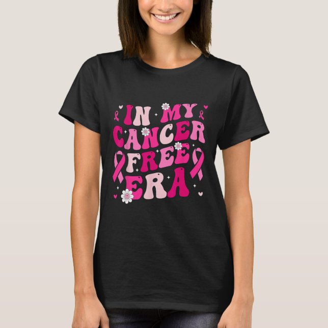 My Cancer Free Era Survivor Breast Cancer Awarenes T-Shirt (Front)
