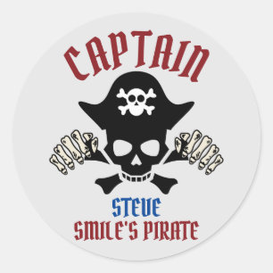 My Captain   International Talk Like a Pirate day  Classic Round Sticker