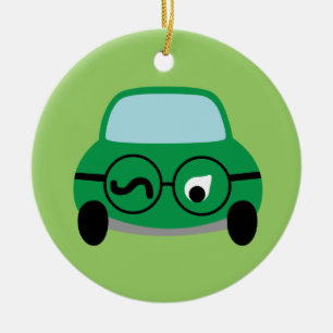 My Car Is Smart Ceramic Tree Decoration