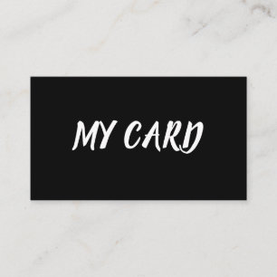 MY CARD