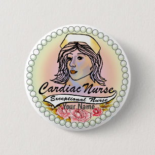 My Cardiac Care Nurse  6 Cm Round Badge