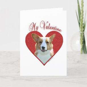 My Cardigan Welsh Corgi Valentine Holiday Card