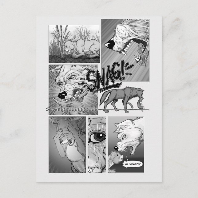 My Carrots! Holiday Postcard (Front)