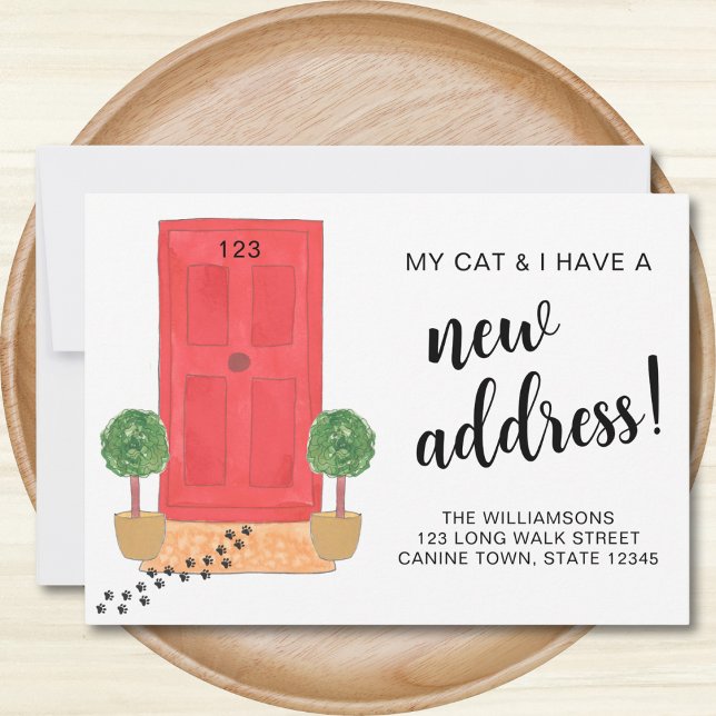 My Cat And I Have A New Address Moving Announcement (Creator Uploaded)