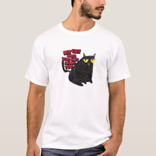 My Cat And I Talk About You. Sarcastic Cat Fun T-Shirt