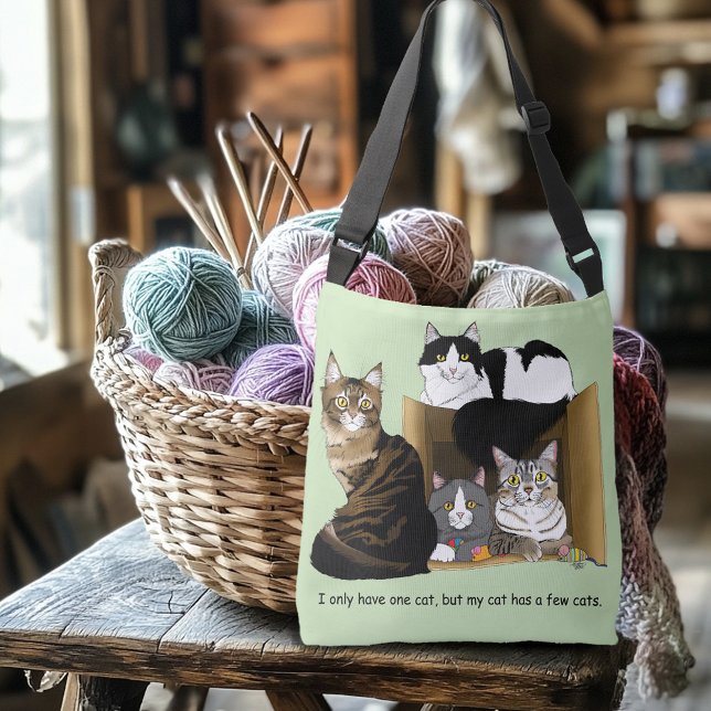 My Cat had Cats Crossbody Bag (Creator Uploaded)
