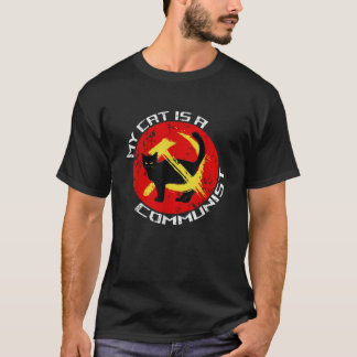 My Cat Is A Communist For Cat Lovers T-Shirt