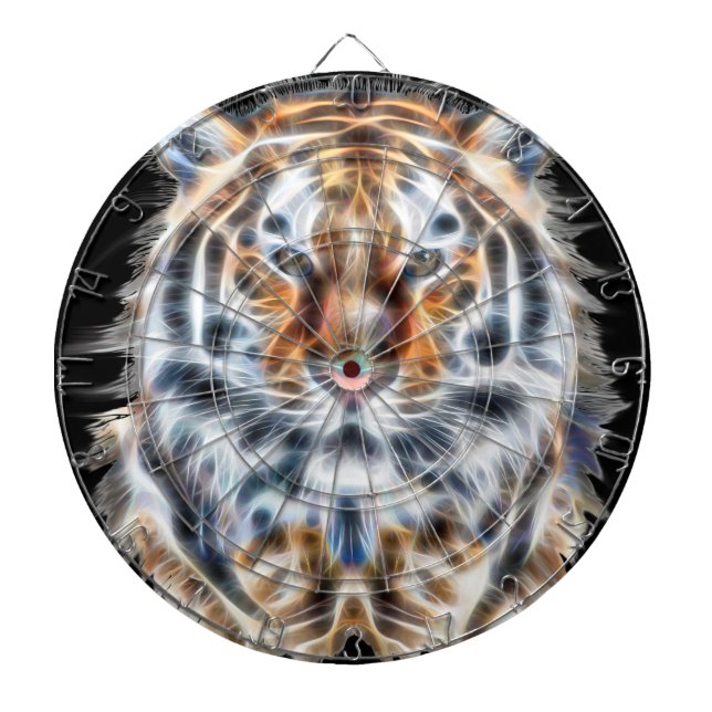 My Cat is Acting Up Tiger facial Energy Dartboard (Front)