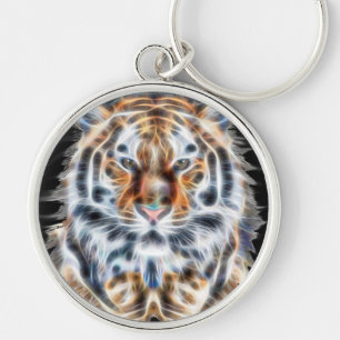 My Cat is Acting Up Tiger facial Energy Key Ring