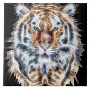 My Cat is Acting Up Tiger facial Energy Tile