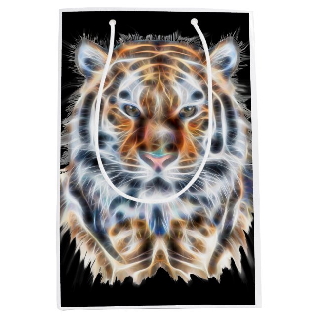 My Cat is Acting Up Tiger Style Energy Medium Gift Bag (Front)