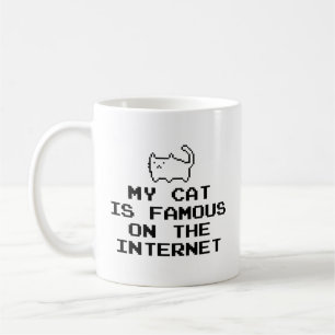 My Cat Is Famous On The Internet Coffee Mug