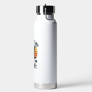 My Cat Is My Best Friend Vintage Cat Shirt Design_ Water Bottle