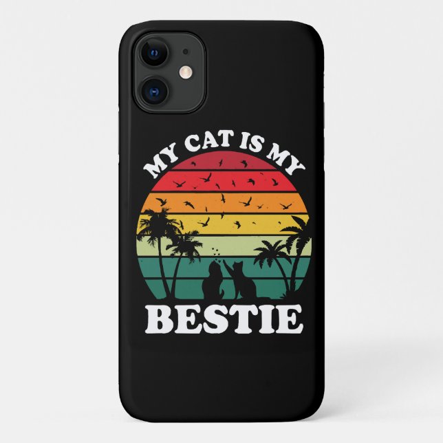 My Cat Is My Bestie Case-Mate iPhone Case (Back)