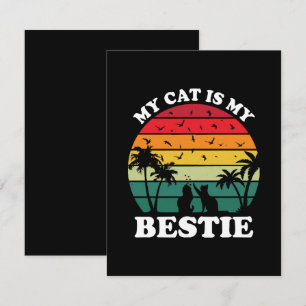 My Cat Is My Bestie Enclosure Card