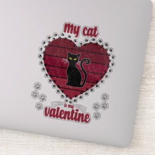 My Cat Is My Valentine Cute valentine gift