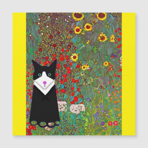 My Cat, Jellybean and Klimt Country Garden