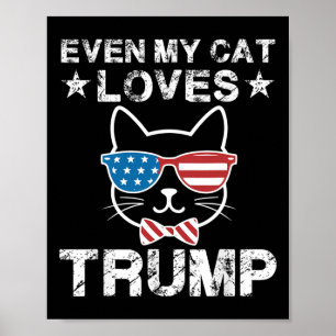 My Cat Loves Trump 2024  Poster