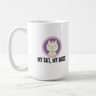 My Cat, My Boss Coffee Mug