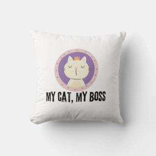 My Cat, My Boss Cushion