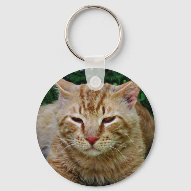 My Cat Rudy Key Ring (Front)