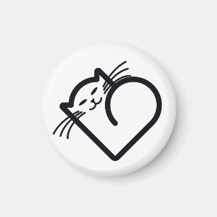 My Cat's Heart Magnet