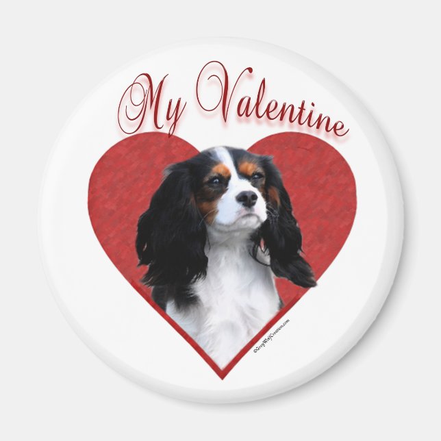 My Cavalier Valentine Magnet (Front)