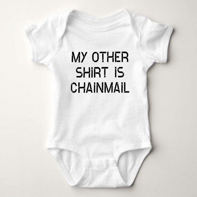 My Chainmail Baby Bodysuit (Front)