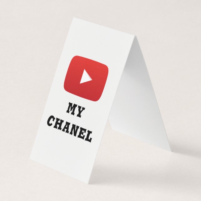 my chanel business card (Front)