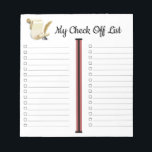 My Check Off List  Notepad<br><div class="desc">A Cute Check Off Notepad For Shopping,  Or To Do List Done In A Cute Vintage Pen And Paper Theme</div>
