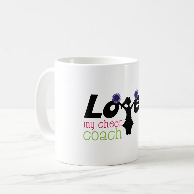 My Cheer Coach Coffee Mug (Front Left)