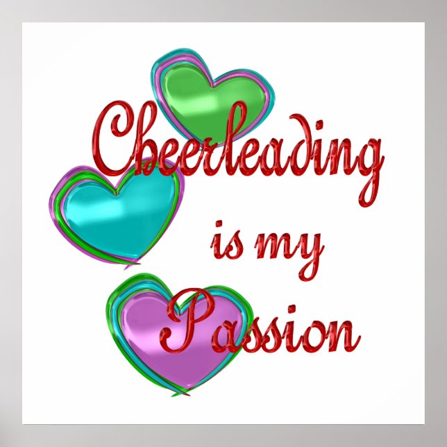 My Cheerleading Passion Poster (Front)