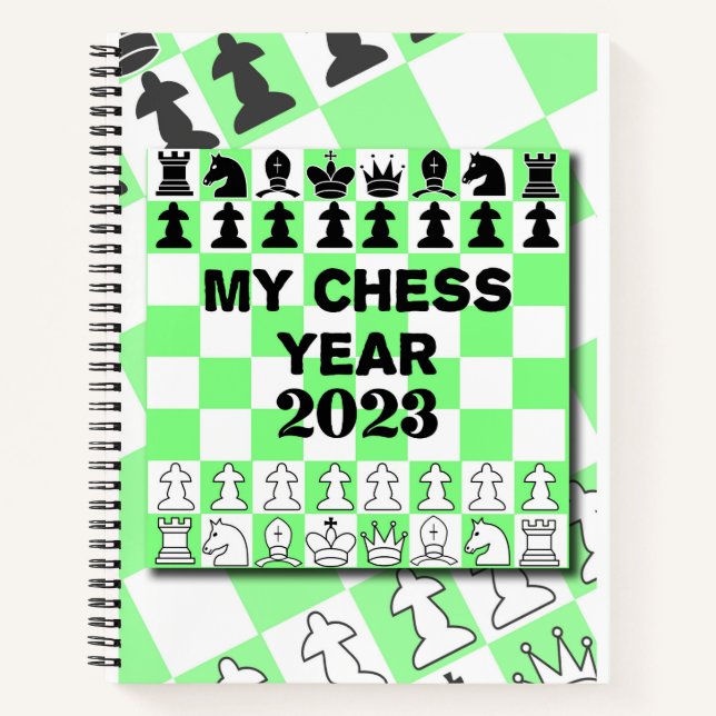 My Chess Year 2023, Notebook (Front)