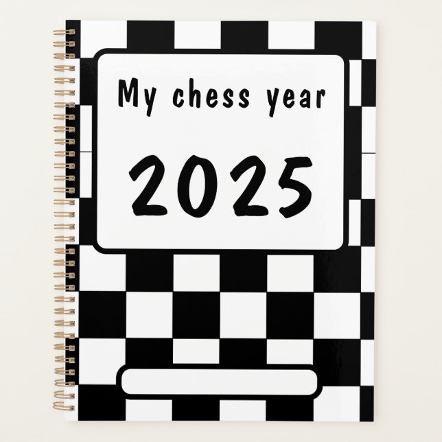My Chess Year 2025,  Planner (Front)