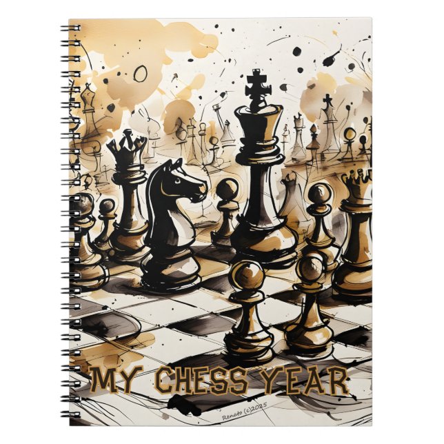 My Chess Year 2027 Notebook (Front)