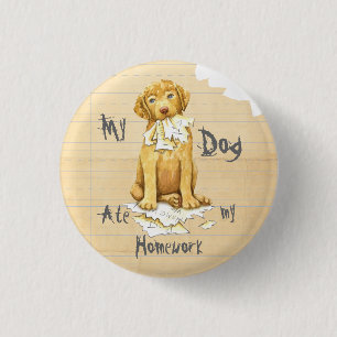 My Chessie Ate My Homework 3 Cm Round Badge