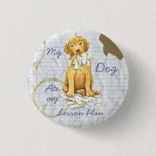 My Chessie Ate My Lesson Plan 3 Cm Round Badge