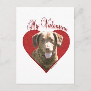 My Chessie Valentine Holiday Postcard