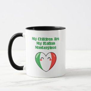 My Children Italian Masterpiece Family Pride Mug