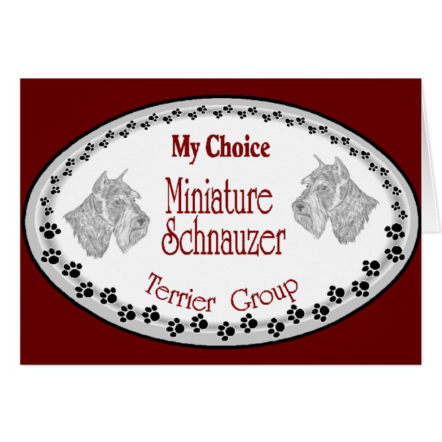 my choice mini schnauzer (Front Horizontal)