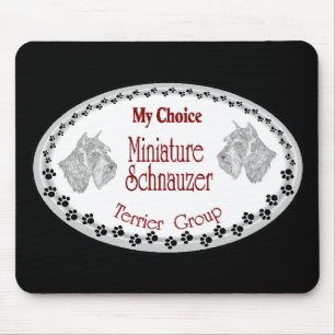 my choice mini schnauzer mouse mat