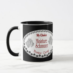 my choice mini schnauzer mug