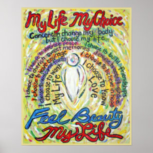 My Choice My Life Poster Print