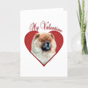 My Chow Chow Valentine Holiday Card