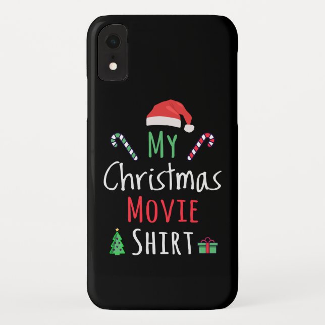 My Christmas Movie Shirt Case-Mate iPhone Case (Back)