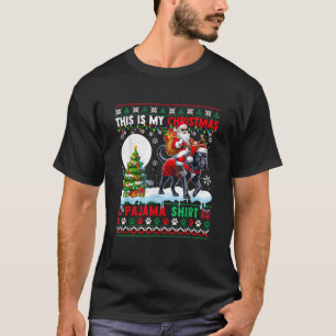 My Christmas Pajama Santa Reindeer Cane Corso Swea T-Shirt