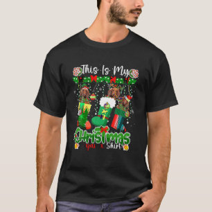 My Christmas Pajama Shirt Santa Dachshunds In Xmas